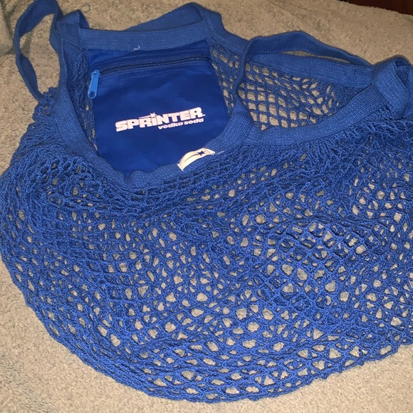 RARE Fishnet Lightweight Tote Kylie Jenner Sprinter Vodka Soda - Picture 2 of 2